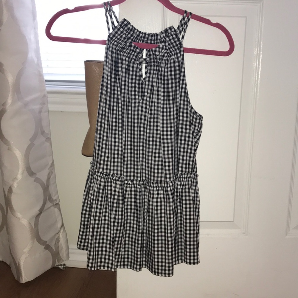 Loft Gingham tank top